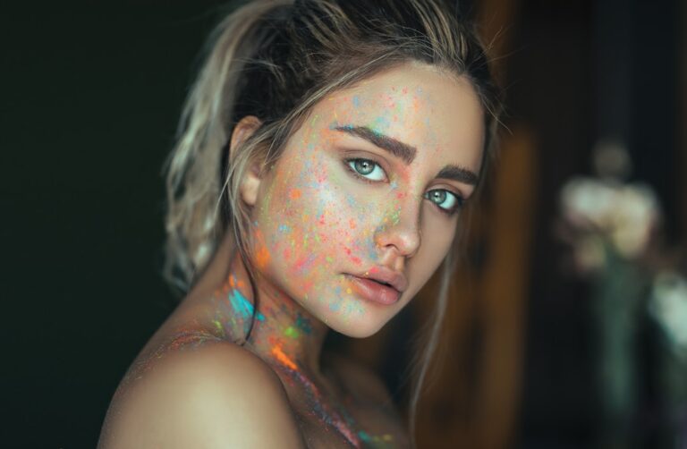 Photo skin pH balance